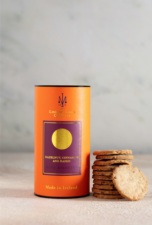 
                  
                    Load image into Gallery viewer, Lismore Hazelnut Cinnamon and Raisin Biscuits 150g
                  
                